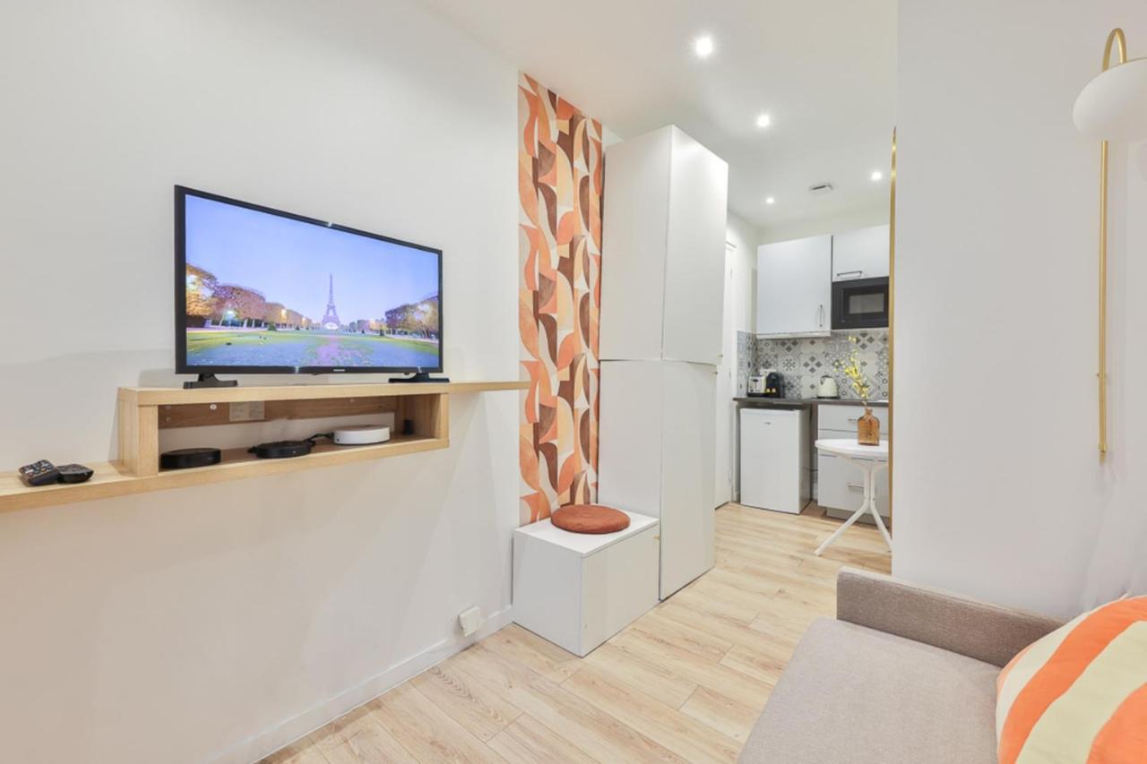 Charming Studio - 2P - Eiffel Tower Parigi Esterno foto